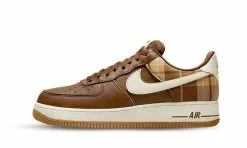 Nike Air Force 1 07 LX Low Brown Plaid Pack