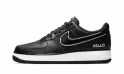 Nike Air Force 1 'Hello' Black