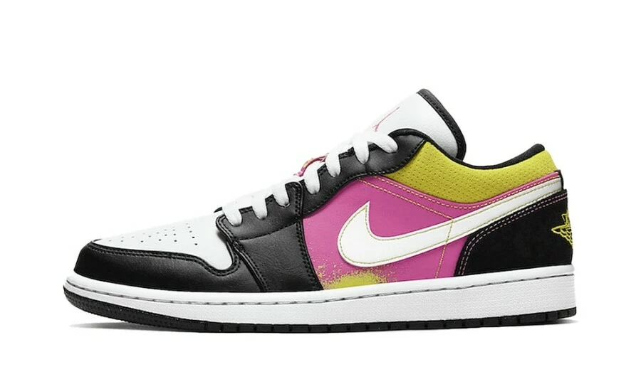 Air Jordan 1 Low Black Active Fuchsia Cyber 1 Air Jordan 1 Low Black Active Fuchsia Cyber