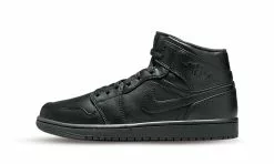 Air Jordan 1 Mid Triple Black (2022)