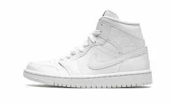 Air Jordan 1 Mid White Snakeskin (W)