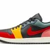 Air Jordan 1 Low Black Multi Color (W)