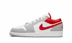 Air Jordan 1 Low SE Smoke Grey Gym Red (GS)