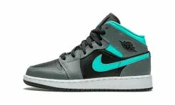Air Jordan Jordan 1 Mid Grey Aqua (GS)