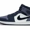 Air Jordan Jordan 1 Mid Obsidian Sanded Purple