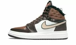Air Jordan 1 High Fur Acclimate Brown