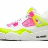 Air Jordan Jordan 4 Retro White Lemon Pink (GS)