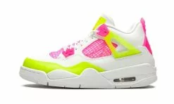 Air Jordan Jordan 4 Retro White Lemon Pink (GS)