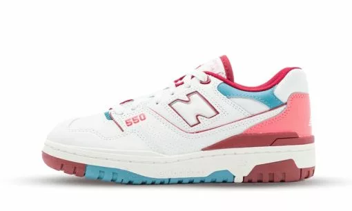 New Balance 550 White Pink Bordeaux 5 New Balance 550 White Pink Bordeaux -New Balance Shop img01 88